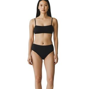 Pink Cove Black Bikini Size Medium